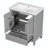 Darlys 30'' Single Bathroom Vanity with Ceramic Top-794214838