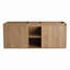 Meuble-lavabo double 17,94 po avec plateau en bois manufacturé Julijus