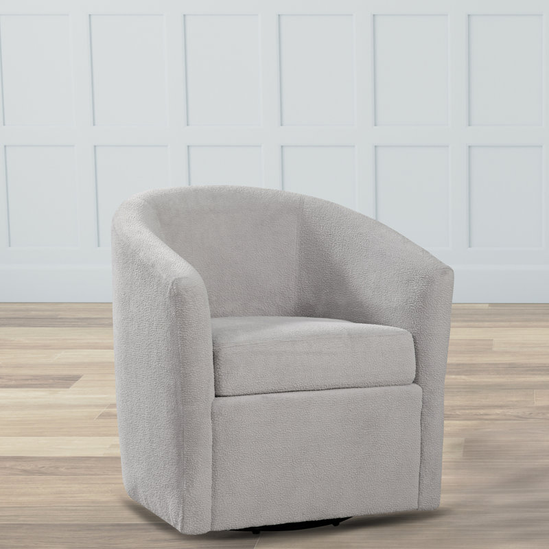 Fauteuil d'appoint pivotant Oaklynn, Brun cendré