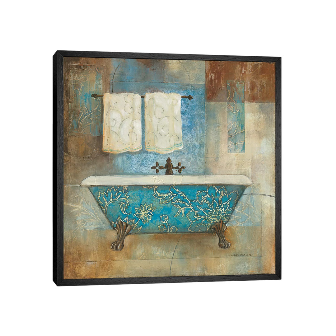 Aqua Spa I by Carol Robinson - Painting on Canvas