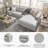 Ehitan 2-Piece Sectional With Chaise-111301282