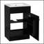 Meuble-lavabo autoportant de 20 pouces avec lavabo, tablette de porte et rangement réglable pour les salles de bain modernes-1027899426