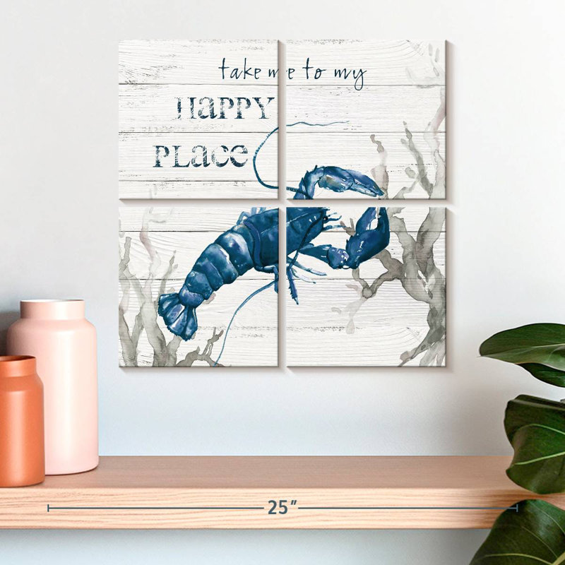 Homard Aletra Happy Place, H 18 po x l 18 po