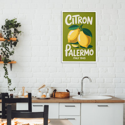 Citron Palermo Lemons, estampe numérique, design par Andreas Magnusson