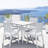 Maleeha 4 - Person Patio Dining Set with Square Table-125881741