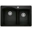 Diamond SILGRANIT 33" L x 22" W Double Bowl Drop-in/Undermount Kitchen Sink-1009836982