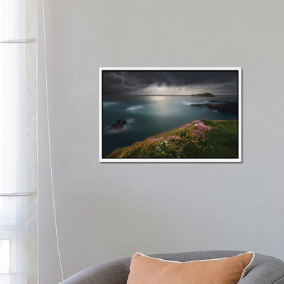 Godrevy Point by Krzysztof Browko - Floater Frame Print on Canvas