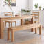 Banc en bois massif Burlywood-1699691022