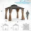 Pavillon de jardin permanent en aluminium-87169649-91417938