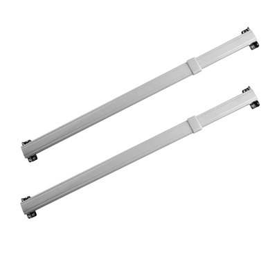 Liv Steel Adjustable Single Curtain Rod