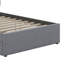 Lit plateforme tapissier avec lit gigogne Teddy-93618195