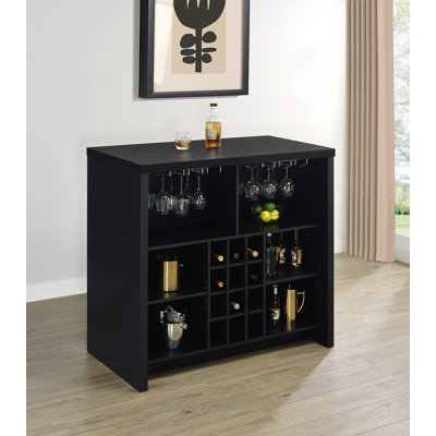 Topanga Engineered Wood Freestanding Home Bar 