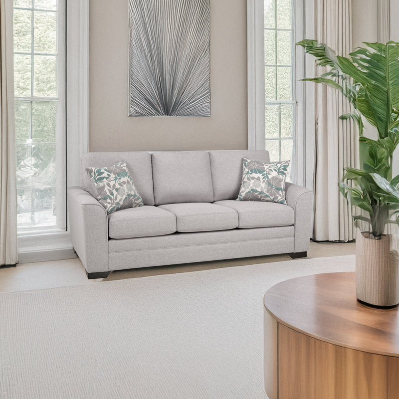 Canapé Beauchamp, gris, H 37 po x l 84 po x P 36 po, 3, Gris
