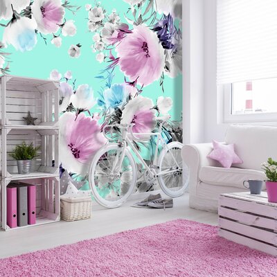 House of Hampton® Cowan Peel & Stick Floral Roll | Wayfair