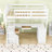 Esias Kids Twin Loft Bed with Drawers-836861868