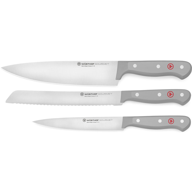 WÜSTHOF Gourmet Grey 3-Pc Starter Set