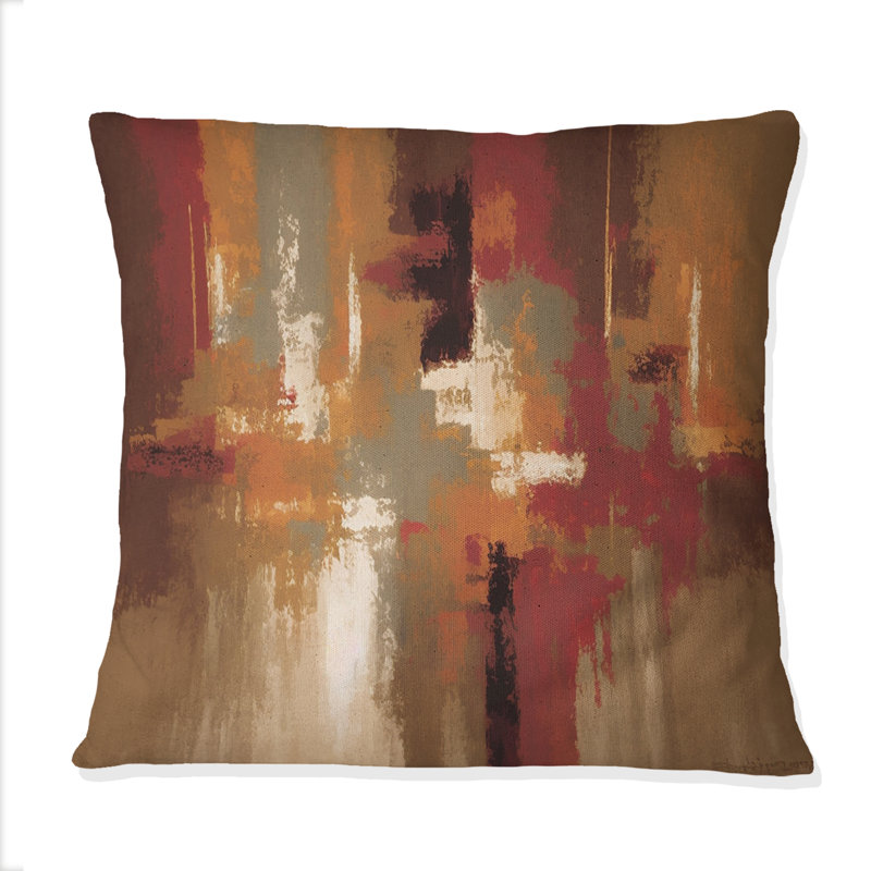 Coussin chocolat à l'horizon II - chocolat abstrait
