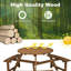 Table de pique-nique en bois Katari