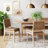 Woven Faux Suede Counter Height Stool with Solid Wood Legs, 2-Pack-855601027-853072001-832555682