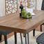 Ensemble de salle à manger 7 pièces, table à manger en épingle à cheveux avec 6 chaises, 3 options de couleurs-2040924911