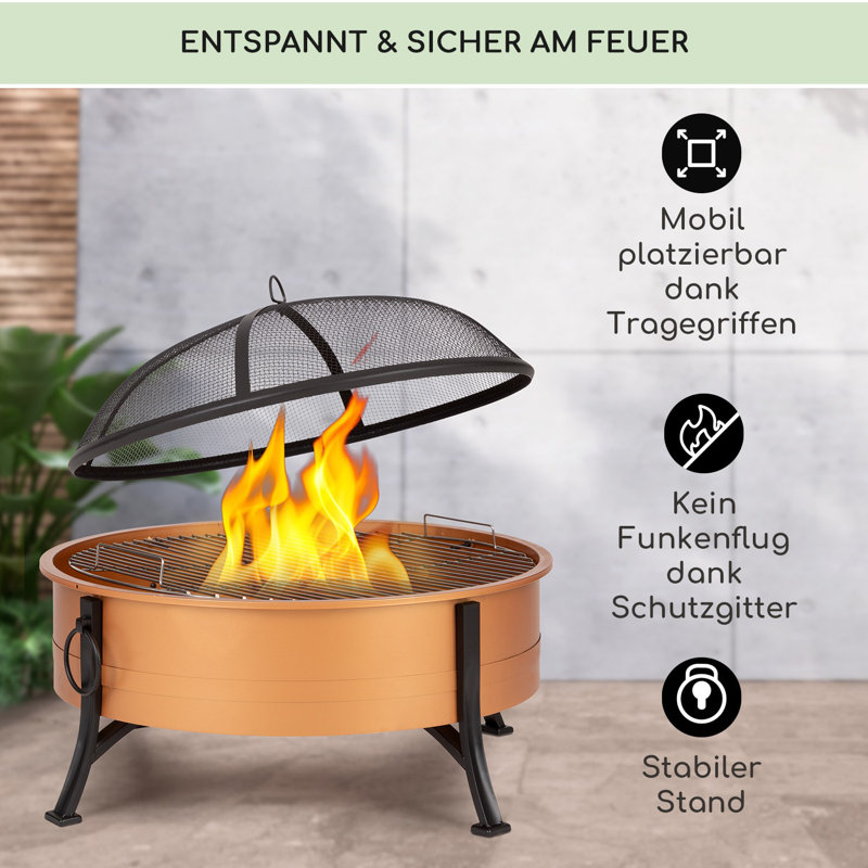 Circle Charcoal Smokeless Fire Pit