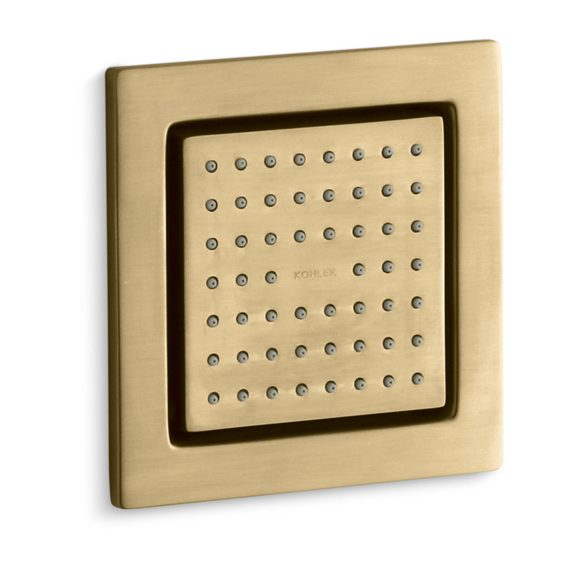WaterTile Square Adjustable Body Spray, Oil Rubbed Bronze