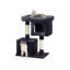 Cat Tree, Cat Tower, with Large Cat Perch, 2 Cat Caves, Scratching Post-128589391