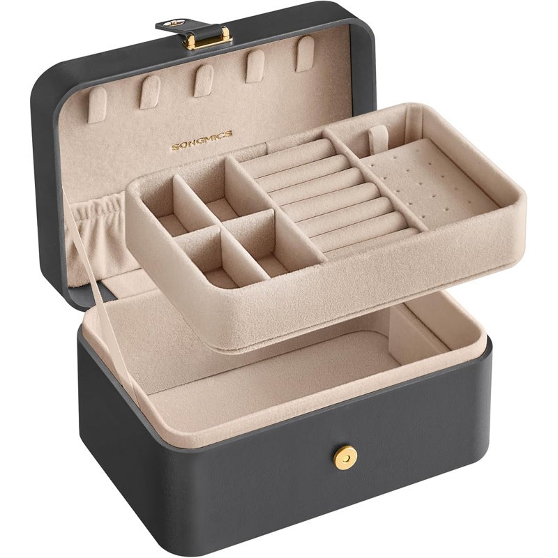 Jewellery Box +, Slate Grey
