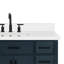 Tidworth 42' Solid Wood Single Bathroom Vanity with 1.5' White Quartz Top-2053305212-2020430956