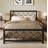 Mauppin Metal Slat Bed-101141600-101141598