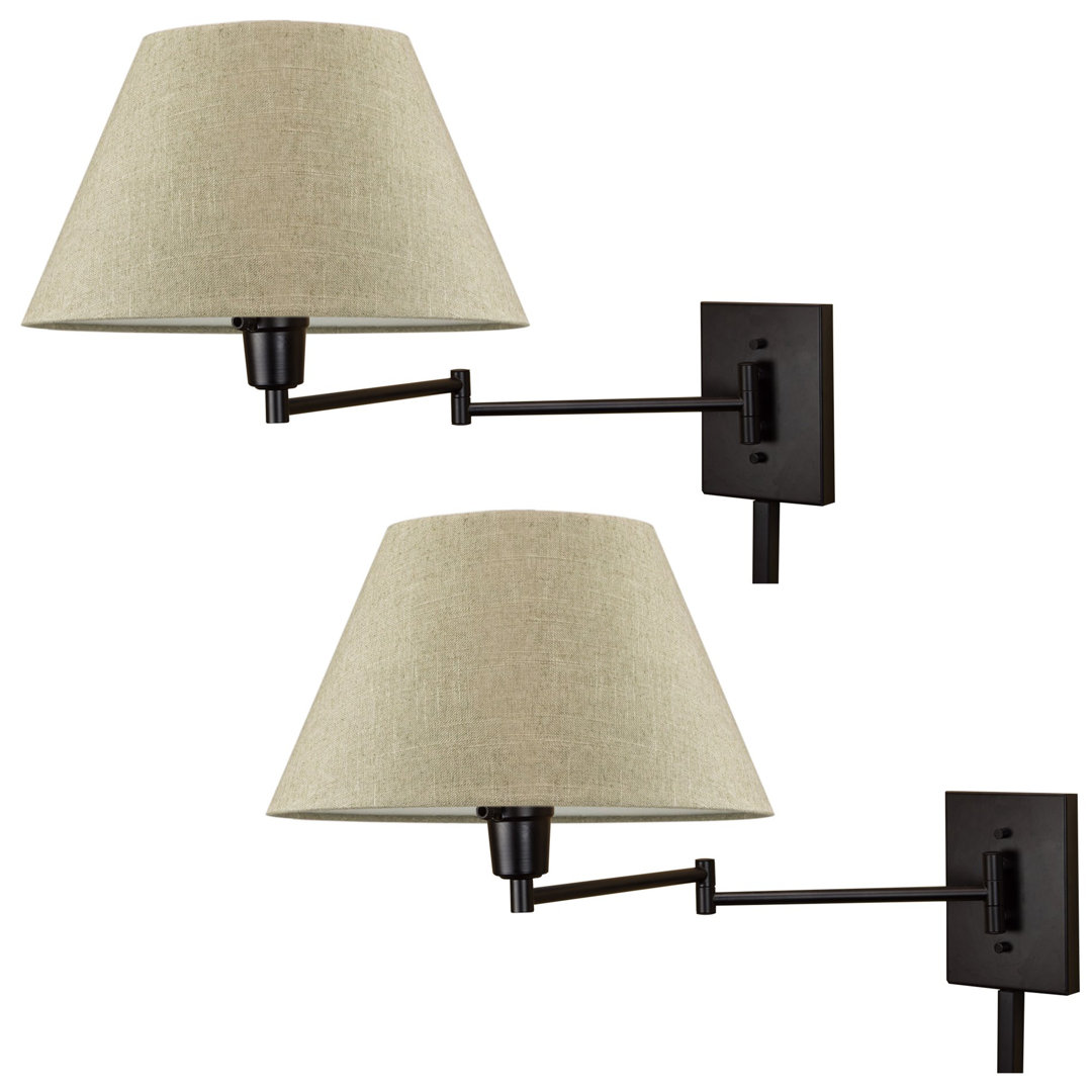 Express Swing Arm Sconce (Pack of 2) Winston Porter Shade 