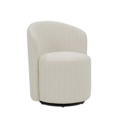 Sylvie Outdoor Swivel Dining Chair Cream