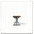 X Based Counter Height Casual Dining Table