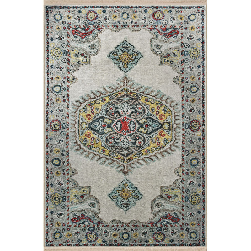 Tapis décoratif lavable à la machine, Rectangle 3 pi 3 po x 4 pi 11 po