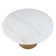 Fiammetta Colvin 52" Round Marble Table With Chairs