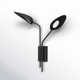 Inge 2 Light Dimmable LED Armed Sconce