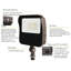 60W LED Flood Light With Photocell & Knuckle Mount, Dusk To Dawn Security Light, 3000K-5000K Selectable, IP65 Waterproof For Garage & Backyard, UL Listed