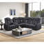 Ensemble de salon 3 pièces moderne et luxueux avec éclairage ambiant Giralt