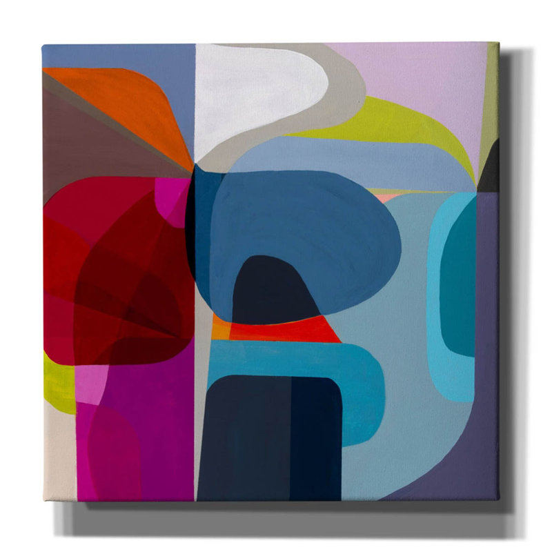 «Ivy Bronx» «Point Of Entrée» par Marion Griese, art mural sur toile, H 12 po x l 12 po x P 0,75 po