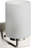 4-Light Brushed Nickel Bath Vanity Light with Etched Glass Shades-692937639