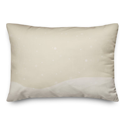 Housse et insert de coussin rectangulaire Snow Falling