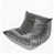Velours gris clair