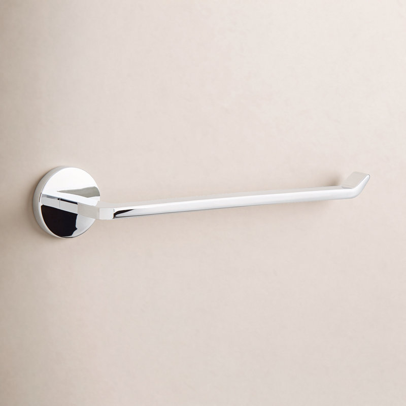 Drea 10-3/8" Wall Mounted Towel Ring, Chrome