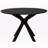 Cassia Round Top Dining Table with Dark Brown Finish, 29.85'' H X 44.73'' W X 44.73'' D-643846497-643846502