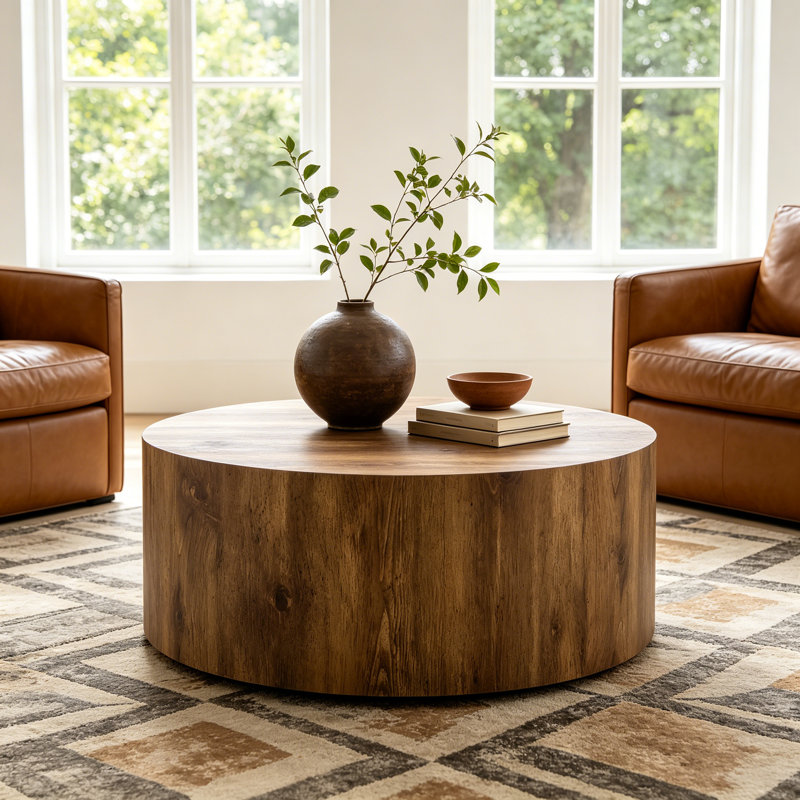 Table basse Modern, Bois naturel