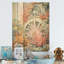 «Coral Pirate Wheel Memory I» - art mural bois de corail sous l'eau sur bois de pin naturel-1090700809