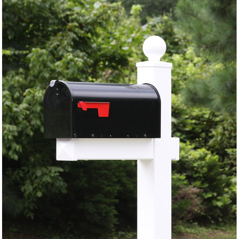 Boîte aux lettres à fixation sur poteau