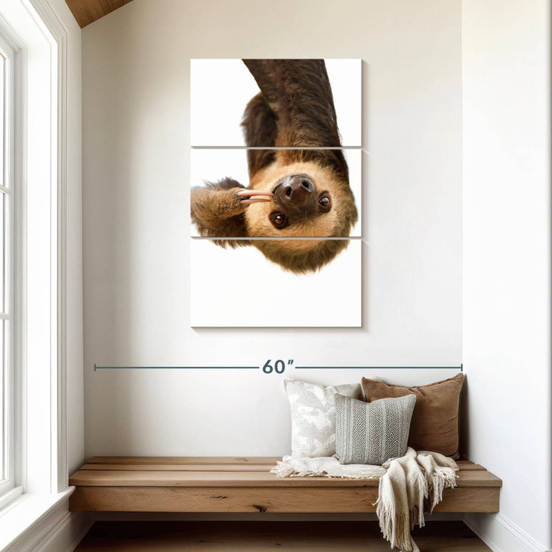 Brampt Silly Sloth, 45" H x 28" W