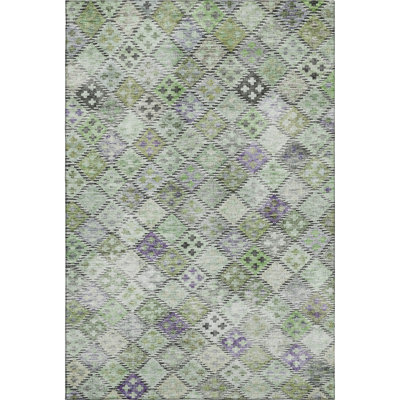 Premium Machine Washable Dahl AMF1081 Geometric Rug