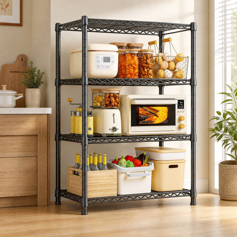 Shelving Unit, 137cm H x 90cm W x 35cm D